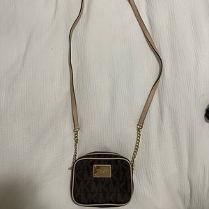 Michael Kors mini crossbody bag- logo design